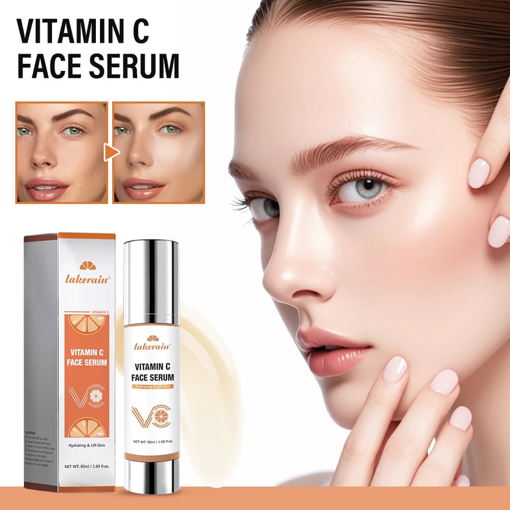 Serum face to vitamin C Delicate ingredients Moisturizing Restores skin elasticity Refreshing and comforting Essence for facial skin care