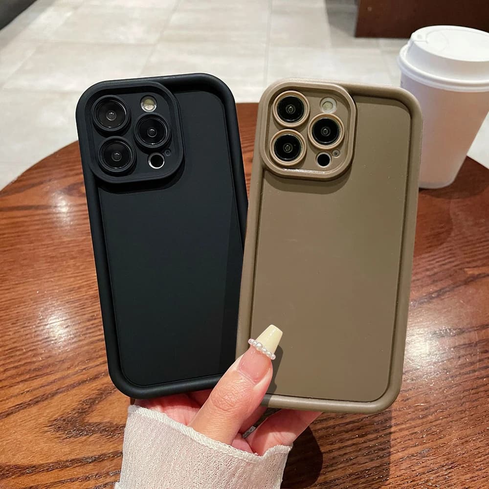 Soft Silicone Shoe Cover for Samsung S25 Ultra S24 S23 FE A56 5G S22 S21 S20 Lite A55 A73 A53 A52 A51 A50 Soft Cover