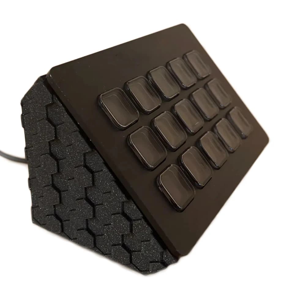 per Stream Deck Espositore da tavolo Base espositiva tastiera Nera per staffa per console di gioco Stream Deck
