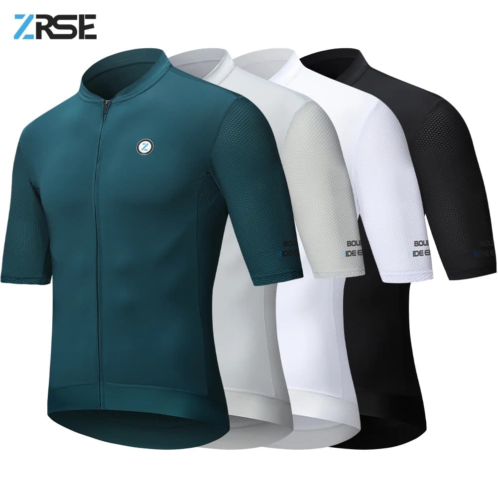 ZRSE Cycling Knits Shorts Sleeves Slim Fit MTB Bike Clothing UPF 50+ Solar Protection Man Women Outdoor Professional Cycling Clothing