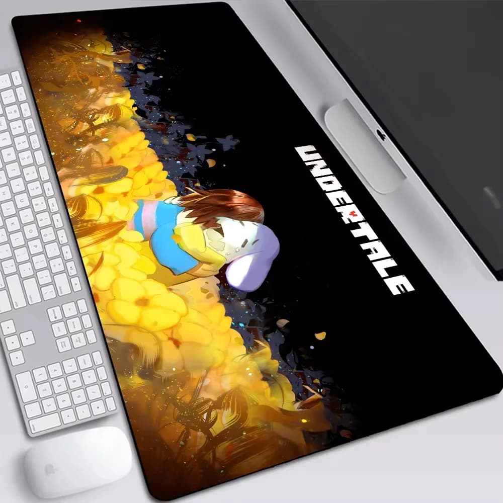 Undertale Large Gaming Mouse Pad Computer Laptop Mousepad Keyboard Pad Desk Mat PC Gamer Mouse Mat XXL Silicone Office Mausepad