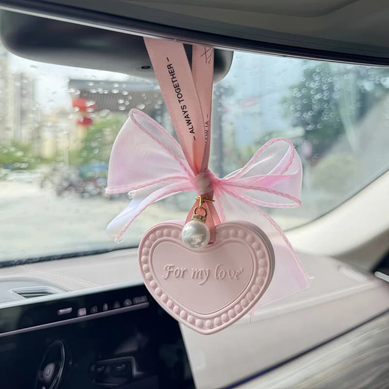 1pc Valentine's Day Aromatherapy Pendant Love Heart Deodorant for Car Hanging Decoration Bathroom Guardaroba Gesso Pendant