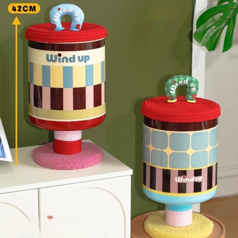Grande pattumiera carina con coperchioDopamine Contenitore portaoggetti per bambini Design alto a doppio secchio, cestino per rifiuti domestico creativo per la decorazione dell'ufficio della cucina