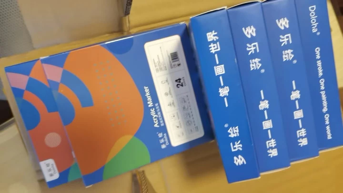 DOLOHA Doloha Marker Pen Direct Liquid Soft Head Mech Model Specific Paint Color Water-Based Complementary Color 3D Printing