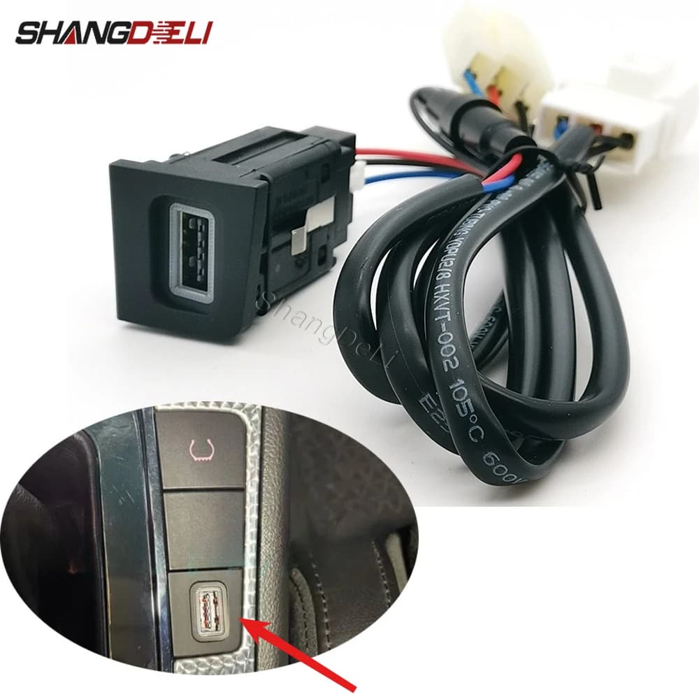 Single Charger for Auto 12V/24V with USB Adapter QC3.0 for Charging Phone, Compatible with CC 2011 2012, Accessories