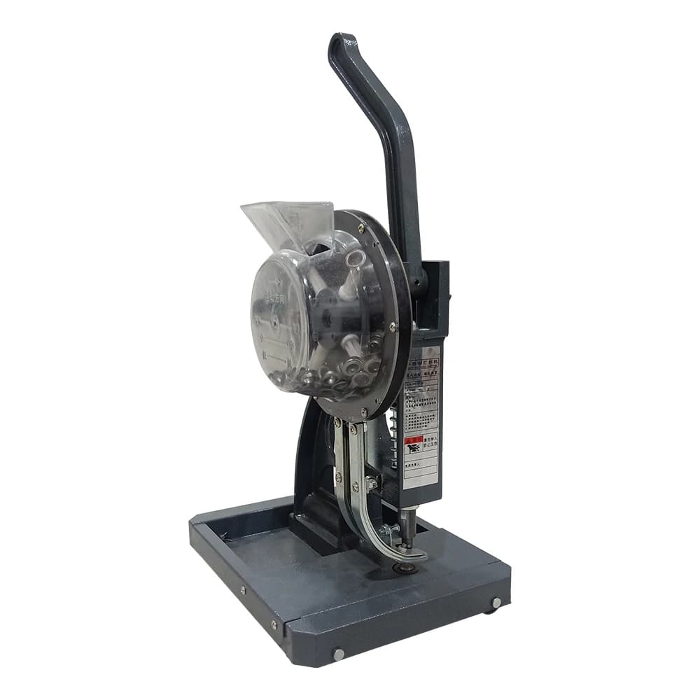 Macchina Foratrice Semiautomatica Multiuso per Sacchetti di Carta con Occhielli, con 5000 Occhielli in Nichel