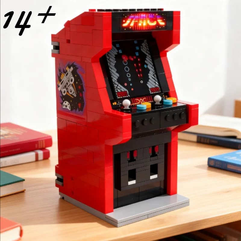 2025NUOVA altra serie console di gioco arcade a sorpresa puzzle per bambini blocchi di costruzione giocattolo regalo di compleanno di Natale