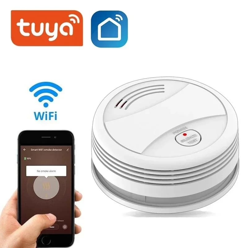 Tuya smart WiFi rilevatore di fumo informazioni app intelligenti push rilevatore di fumo antincendio protezione di sicurezza rilevatore di fumo intelligente