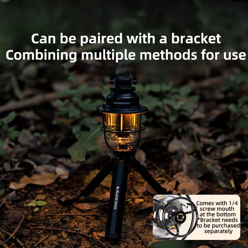 Blackdog outdoor camping lamps are equipped with extra-long curtain lights, multi-purpose emergency lights and environmental lights