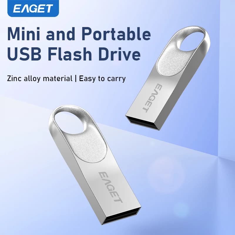 Chiavetta USB Eaget con portachiavi Pen Drive USB 2.0 Pen Drive 8G 32G 64G Chiavetta USB per Lenovo PC Smartphone Tablet