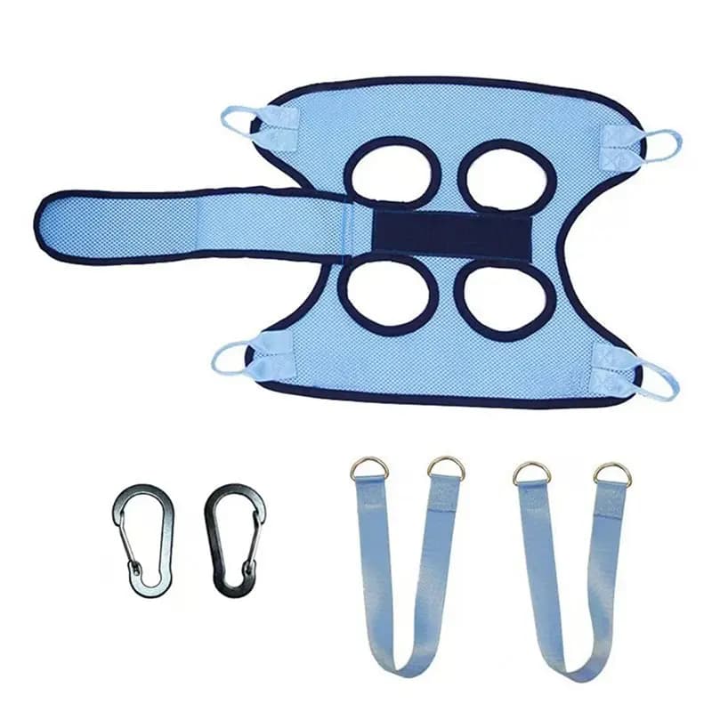 ABMH-Cat Restraint Holder Breathable Nail Trimming Harness Pet Hammock Dog Grooming Helper With Security Strap