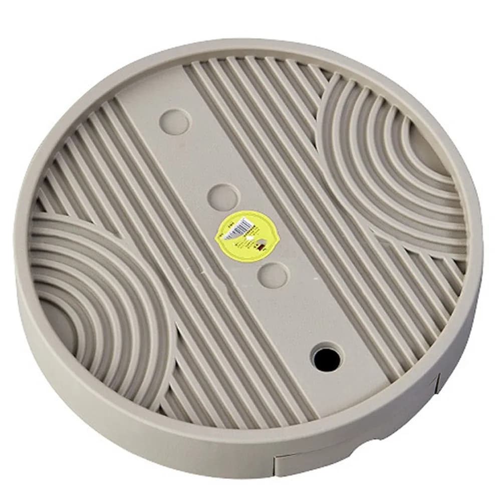 Mobile tray for round flower vase Support for heavy duty non-slip moving plants with drainage tray Stable plant support