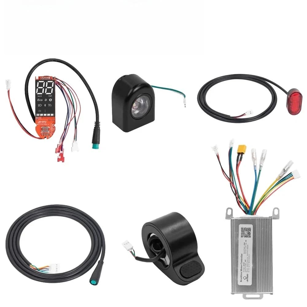 Set controller motore brushless 36V 350W con cruscotto/faro/luce posteriore/acceleratore per scooter elettrico Xiaomi M365/Pro