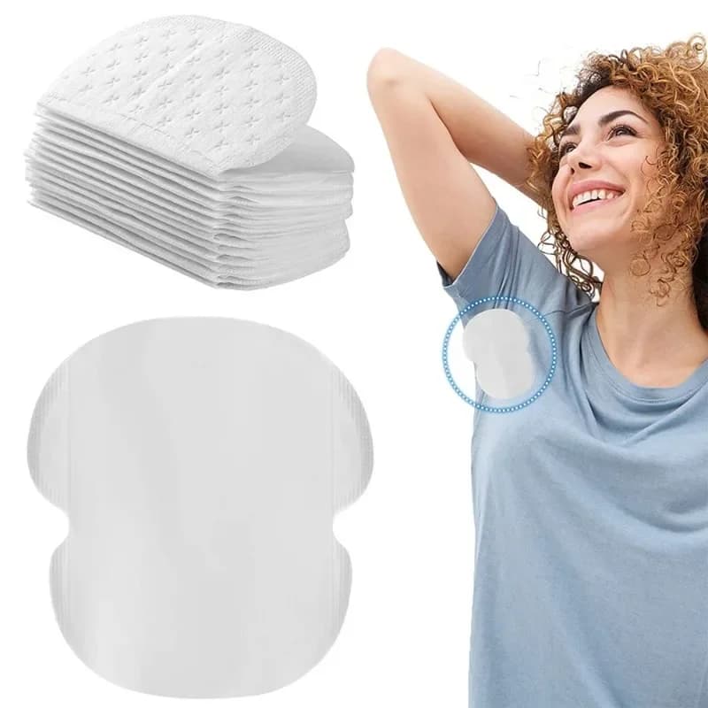 10 cuscinetti antisudore per ascelle, usa e getta, per uomo e donna, per combattere il sudore su camicie, abiti e durante l'allenamento