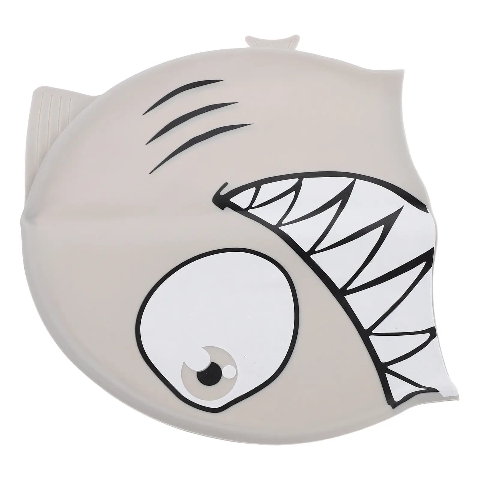 Soft Silicone Baby Cloud Headphone with Motive Shark Cardboard, Swimming Hat Waterproof for Swimming Pool