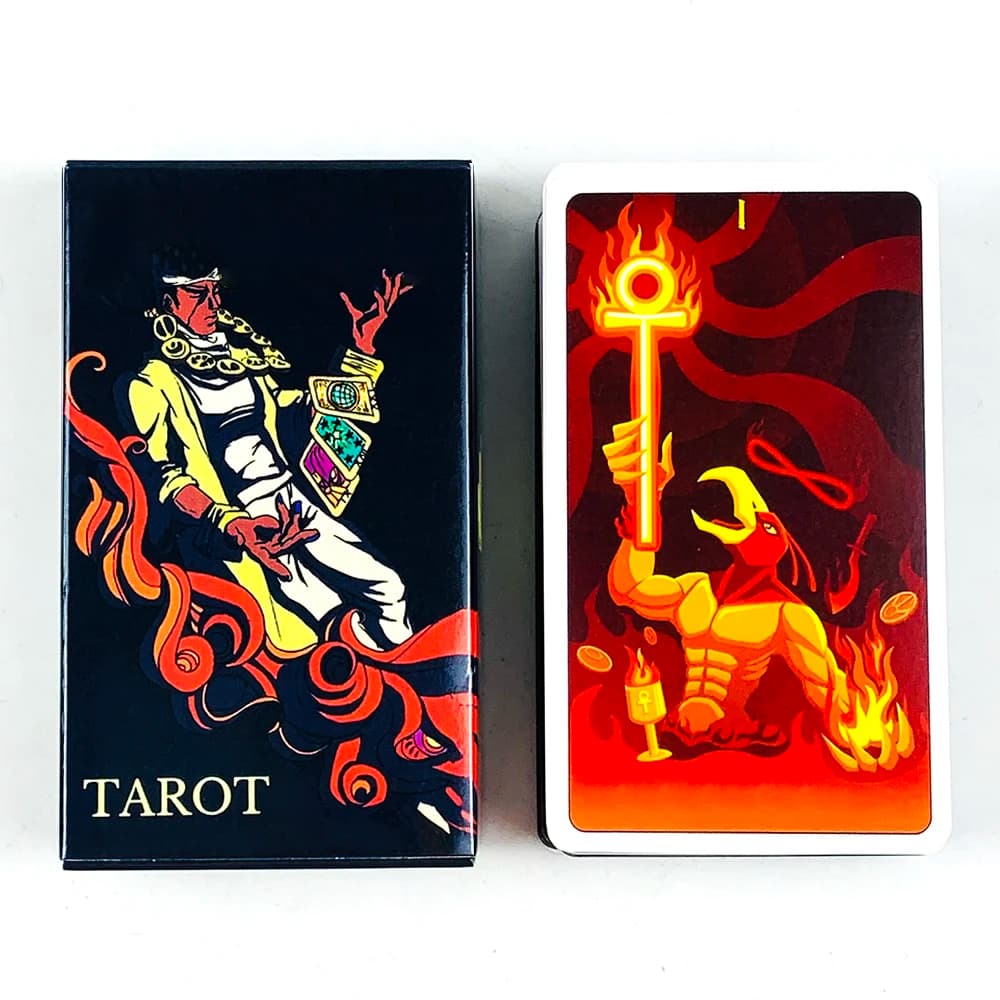 Carte dei tarocchi Versioni inglesi Edizione del mazzo di divinazione Giochi da tavolo Oracle, Carte di personaggi anime squisiti Carte da gioco per feste