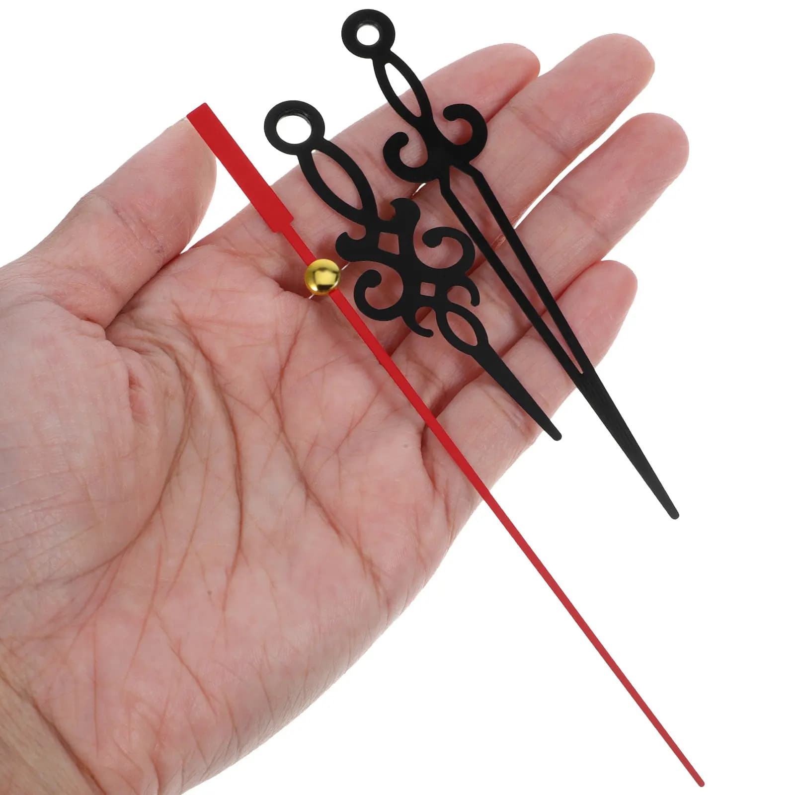 10Sets Clock Hands Kit Durable Decorative Elegant DIY Wall Clock Replacement Pointer Parts for Repair Home Supplies