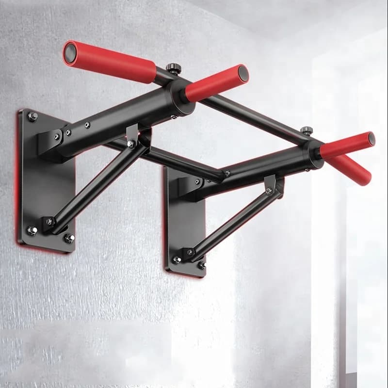 Foldable wall traction bar, horizontal wall bar for gym