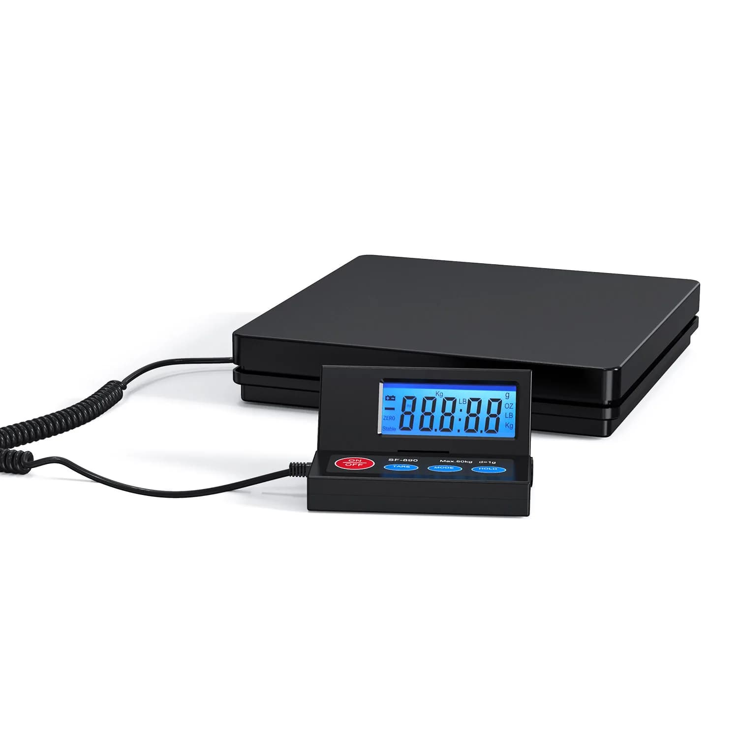 Mini portatile 1g 40kg LCD Pacchetto di spedizione elettronico Bilancia da pavimento postale Bilancia per piattaforma per bagagli
