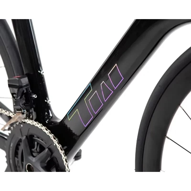 TWITTER Factory Bici da strada in carbonio senza fili Ruota da corsa con freno idraulico completo Picco EDS-2X12S con ruote in carbonio da 44/56 mm