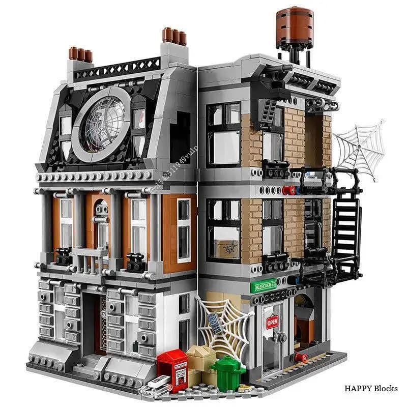 Modello di Costruzione del Santuario di Doctor Strange, Set di Mattoncini Compatibili con MOC76108, Giocattoli Educativi per Adulti