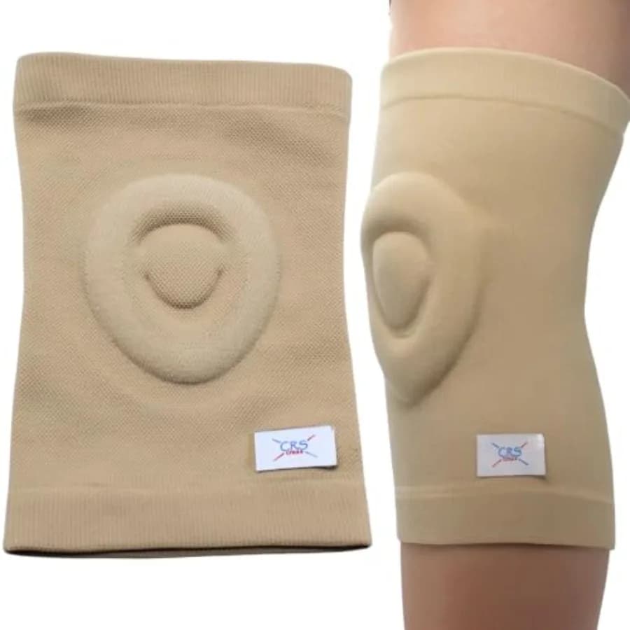 Ginocchiere in Gel CRS per Pattinaggio su Ghiaccio, Roller, Pallavolo, Danza e Cheerleading Ginocchiera in Gel con Imbottitura Personalizzata per Supporto e Comfort