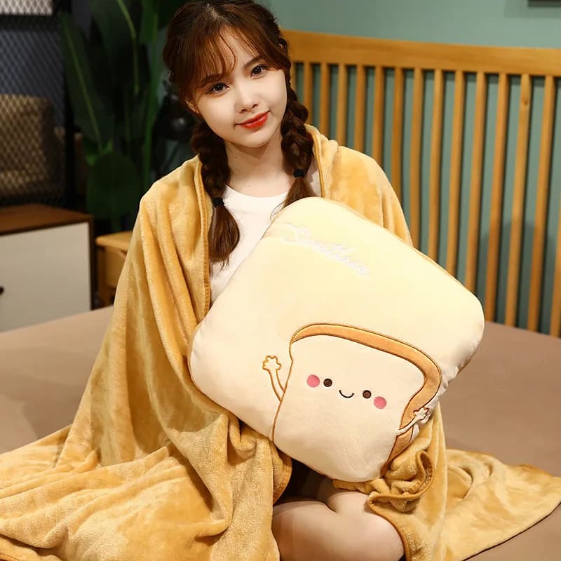 Scaldamani Coperta per cuscino Coperte per pisolino Divano Copertura per pisolino Peluche portatile Cuscini per abbraccio per auto da viaggio Trapunta calda per ufficio