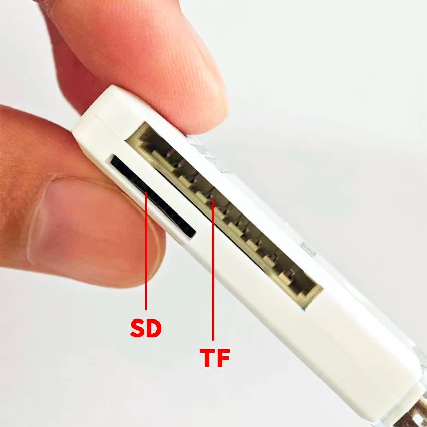 Lettore di schede USB 3.0 2.0 2 in 1 Lettore di schede di memoria SD TF Adattatore per lettore di schede Flash Drive USB per PC Laptop Accessori