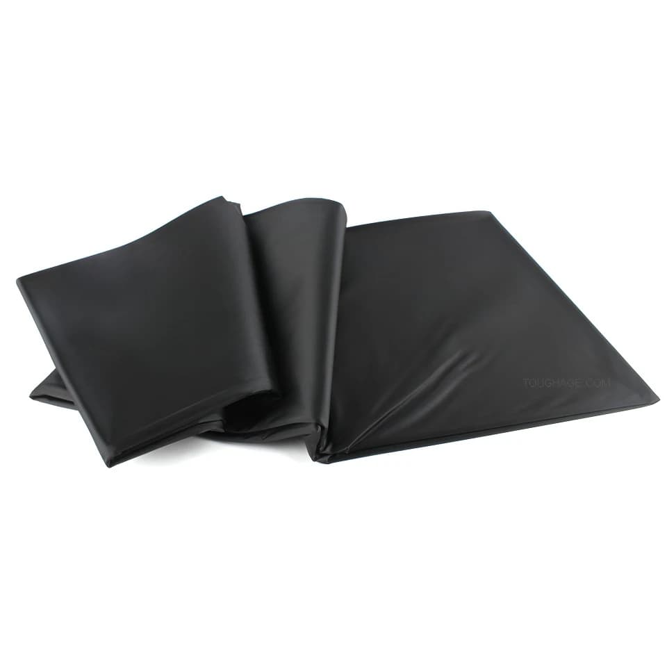 Nuovo Gioco di Coppia, Lenzuolo Impermeabile Sexy, Lenzuolo Impermeabile in PU, Resistente all'Olio, per Materasso SPA, in PVC Nero Spesso, in Pelle Sintetica