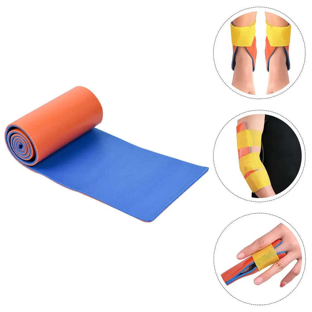 1 Rotolo di Tendina Flessibile Leggera per Fratture Ossee, Tendina di Primo Soccorso d'Emergenza, Supporto Portatile per Braccio, Gamba di Animali Domestici, Kit di Sopravvivenza Outdoor