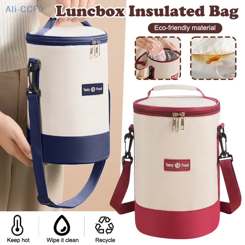 Borsa Bento addensata in foglio di alluminio di grandi dimensioni per borsa da pranzo per pendolarismo da lavoro