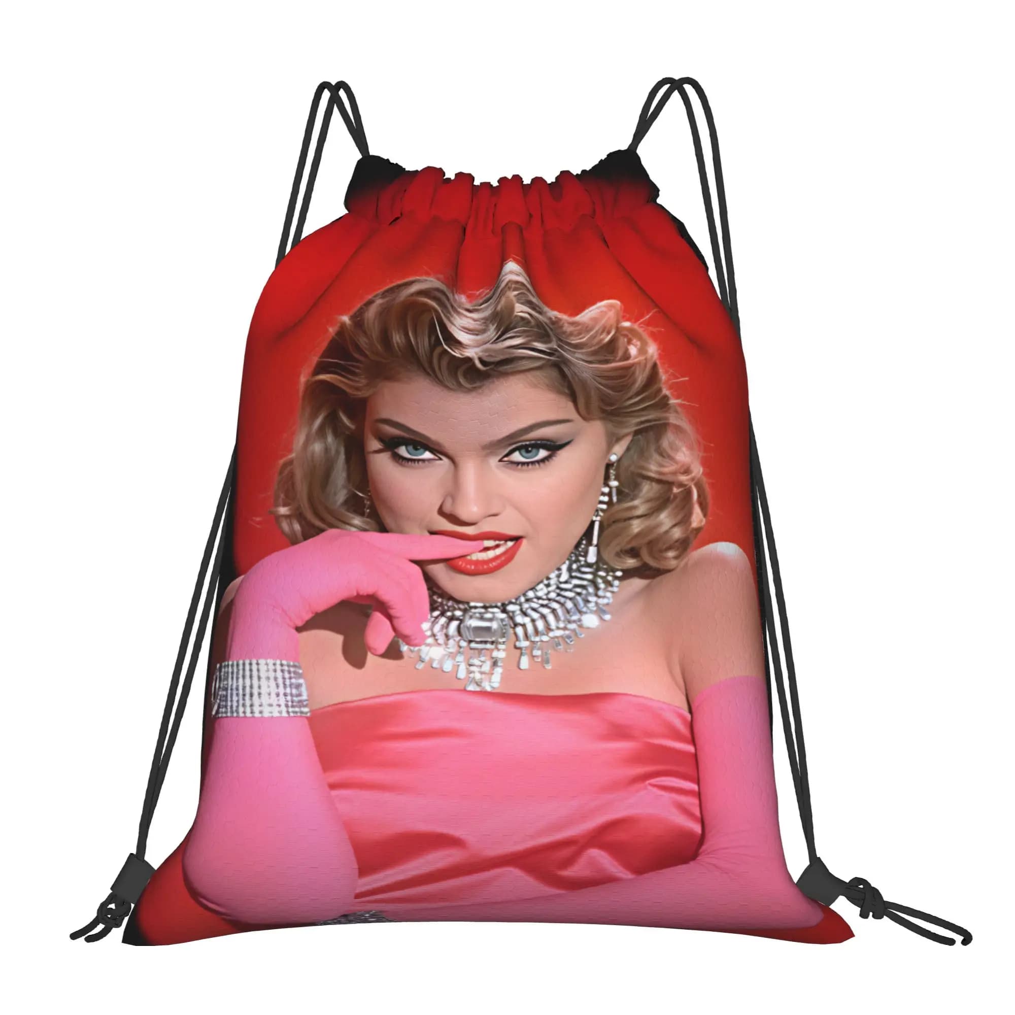 Madonnas Confessions II 2026 Drawstring Bag Foldable Minimalist Backpack School Gym Sackpack String Bags For Men