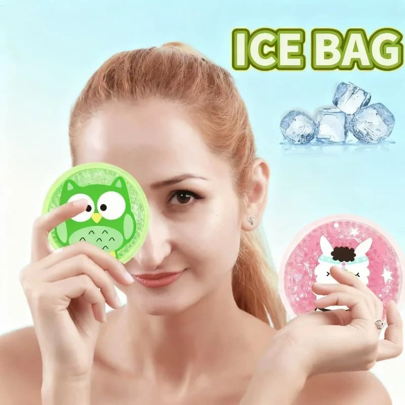 Pack of cold hot reusable packs | Ice bag in gel to relieve pain in the teeth and body of wisdom | Post-workout recovery and first aid