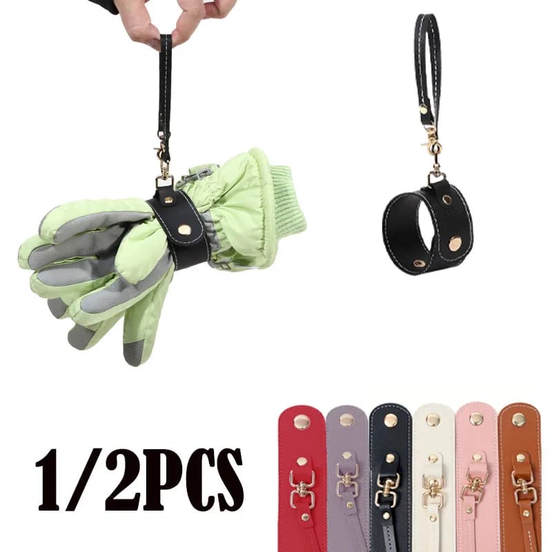 Nuovo portaoggetti creativo Clip da viaggio in pelle portatile asciugamano da viaggio guanto cappello Keeper Clip multifunzionale borsa da appendere accessori decorativi