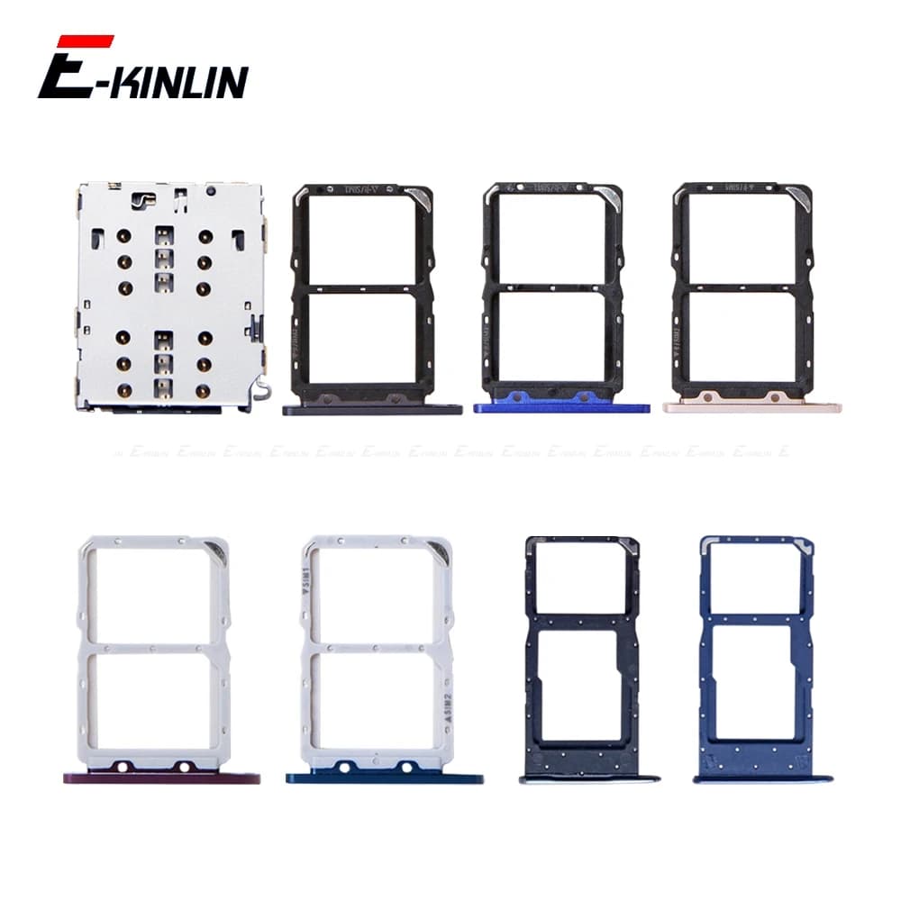 Lettore di Slot per Slot per supporto per scheda Micro SD Sim per HuaWei Honor View 20 Pro Lite 20i connettore contenitore adattatore
