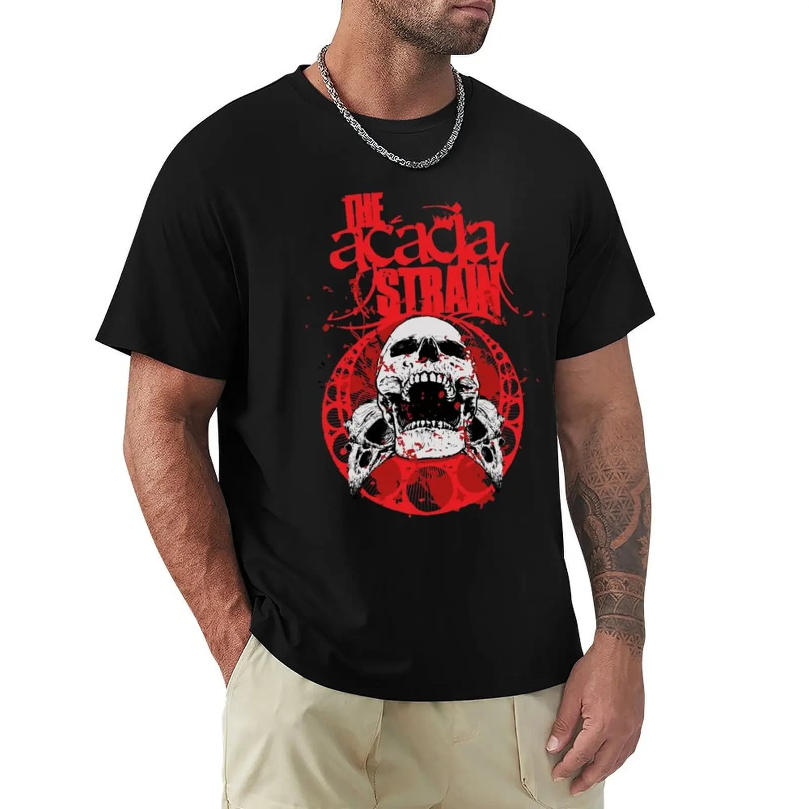 T-shirt The Acacia Strain, top a maniche corte con grafica elegante