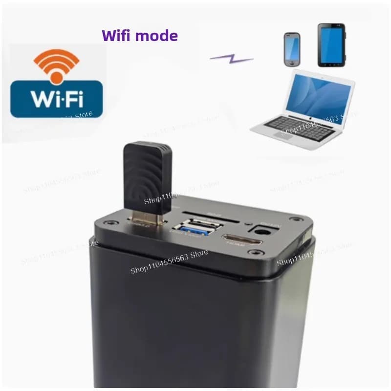 Lapsun Messa a fuoco automatica Focale AF Live EDF WDR 4K 60FPS IMX678 HDMI USB WIFI Industria C-Mount Microscopio Fotocamera con strumento di misurazione