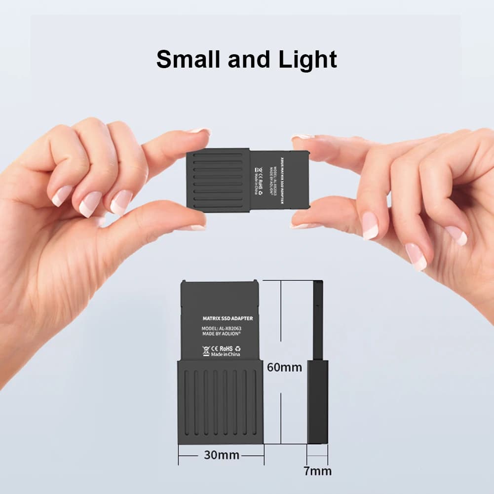 Box di conversione disco rigido di ricambio per Xbox Series X/S, supporto scheda di espansione M.2 PCIe 4.0, accessori per giochi