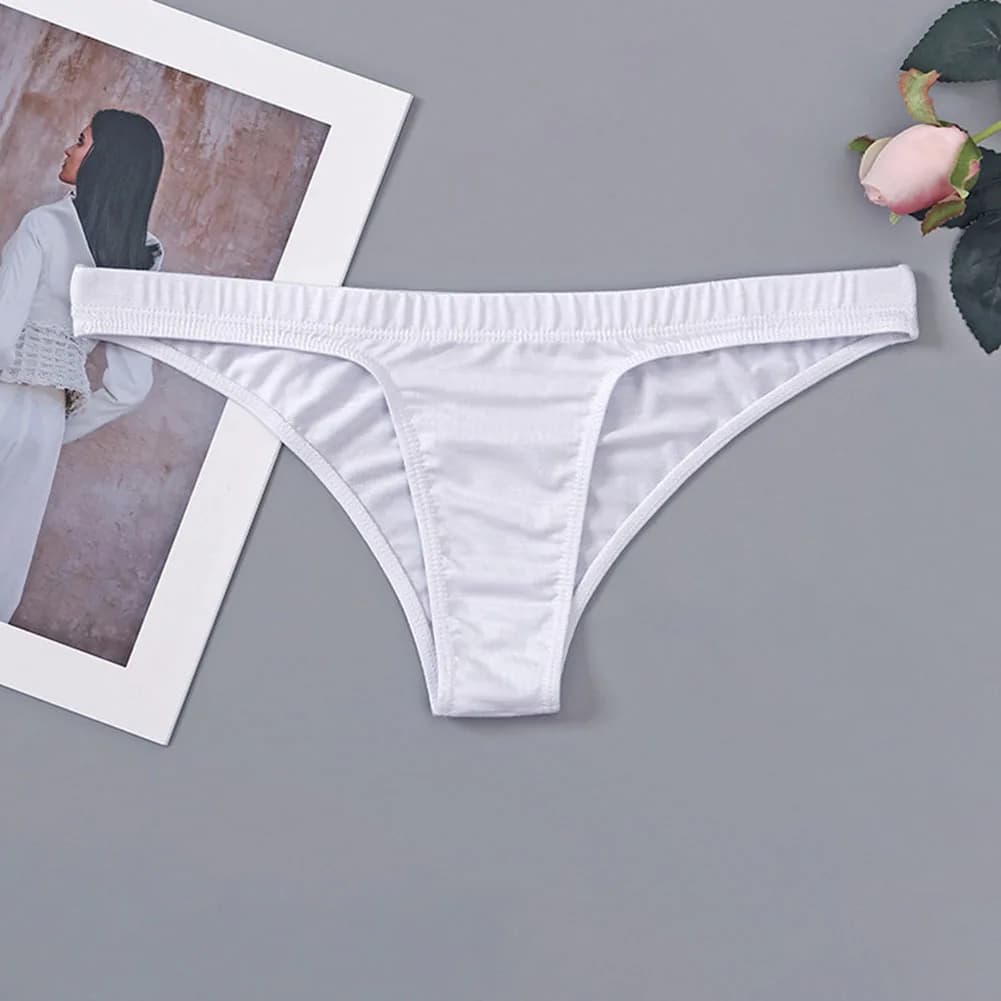 Women's Slim Slips Sporting Sexy Low Waist 18 Underwear Women's Fashioned Spalline Slim Set Lyingerie Simple And Breathable Loops