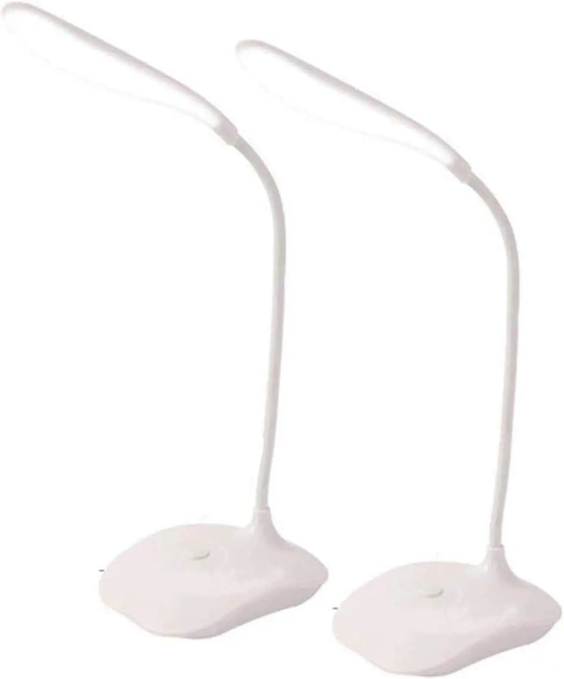 A-Level Eye-Care desk lamp, 360 ° Flexible adjustable collar, touch control, USB/AA battery operation