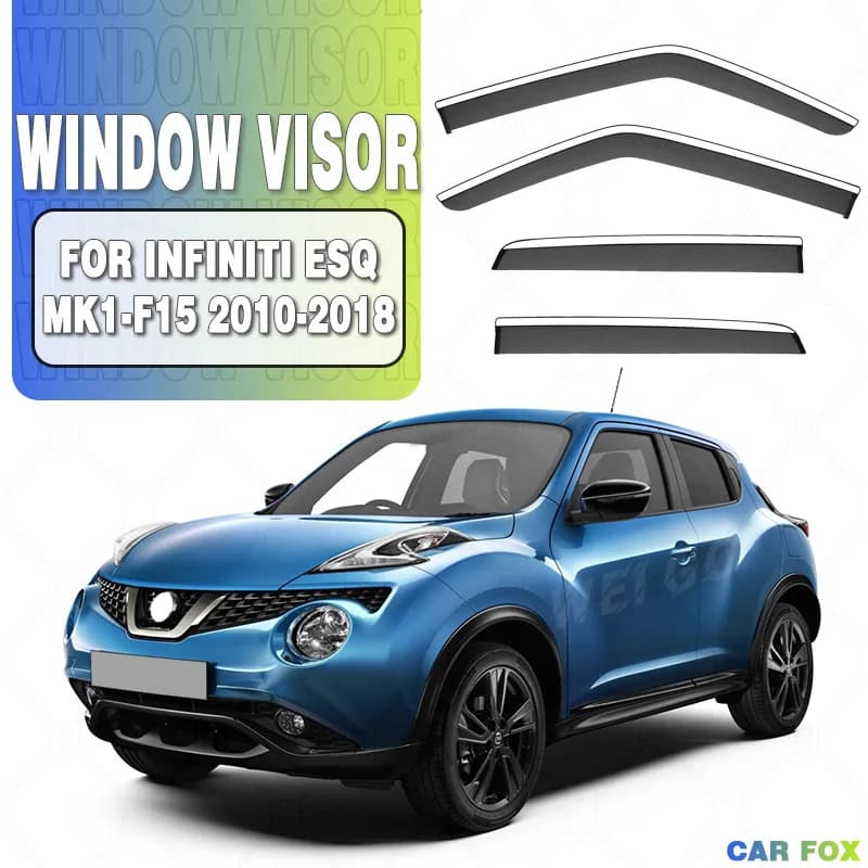 Per INFINITI ESQ 2010-2018 Finestra di Automobile Visiera Tenda Shelter Parabrezza Finestrino Laterale Pioggia Parasole Accessori Auto Car Styling
