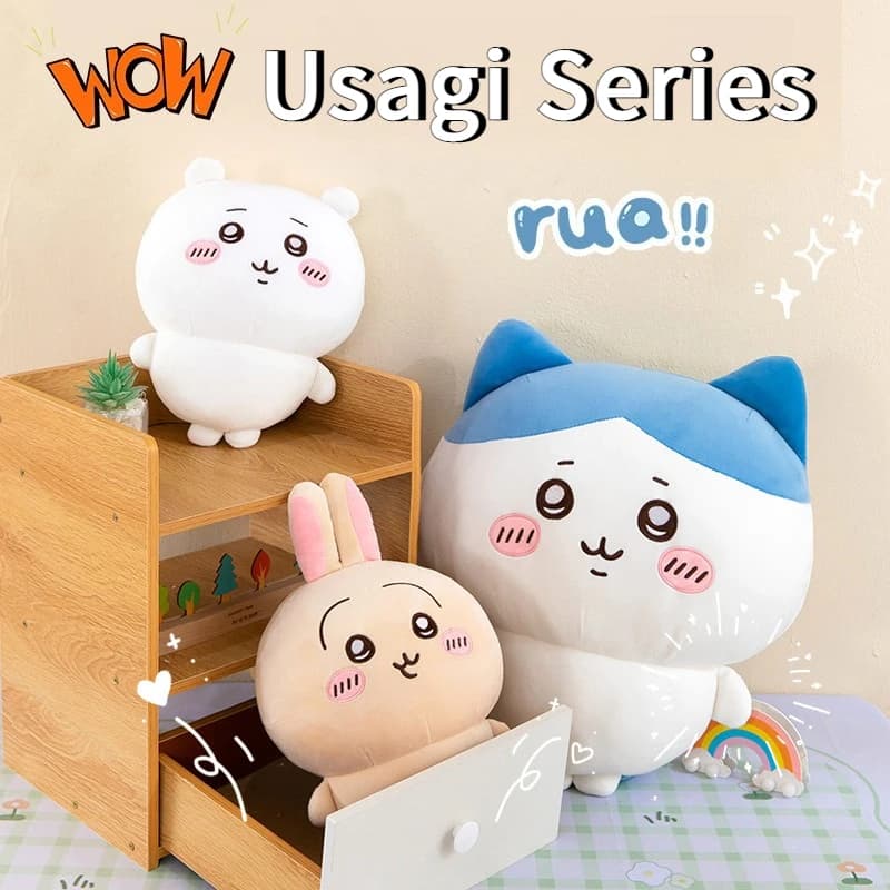 Nuova Bambola di Peluche Chiikawa 2026, Cartone Animato Giapponese Usagi Hachiware, Bambola per Dormire per Bambini, Cuscino da Divano, Regalo di Natale per Coppie