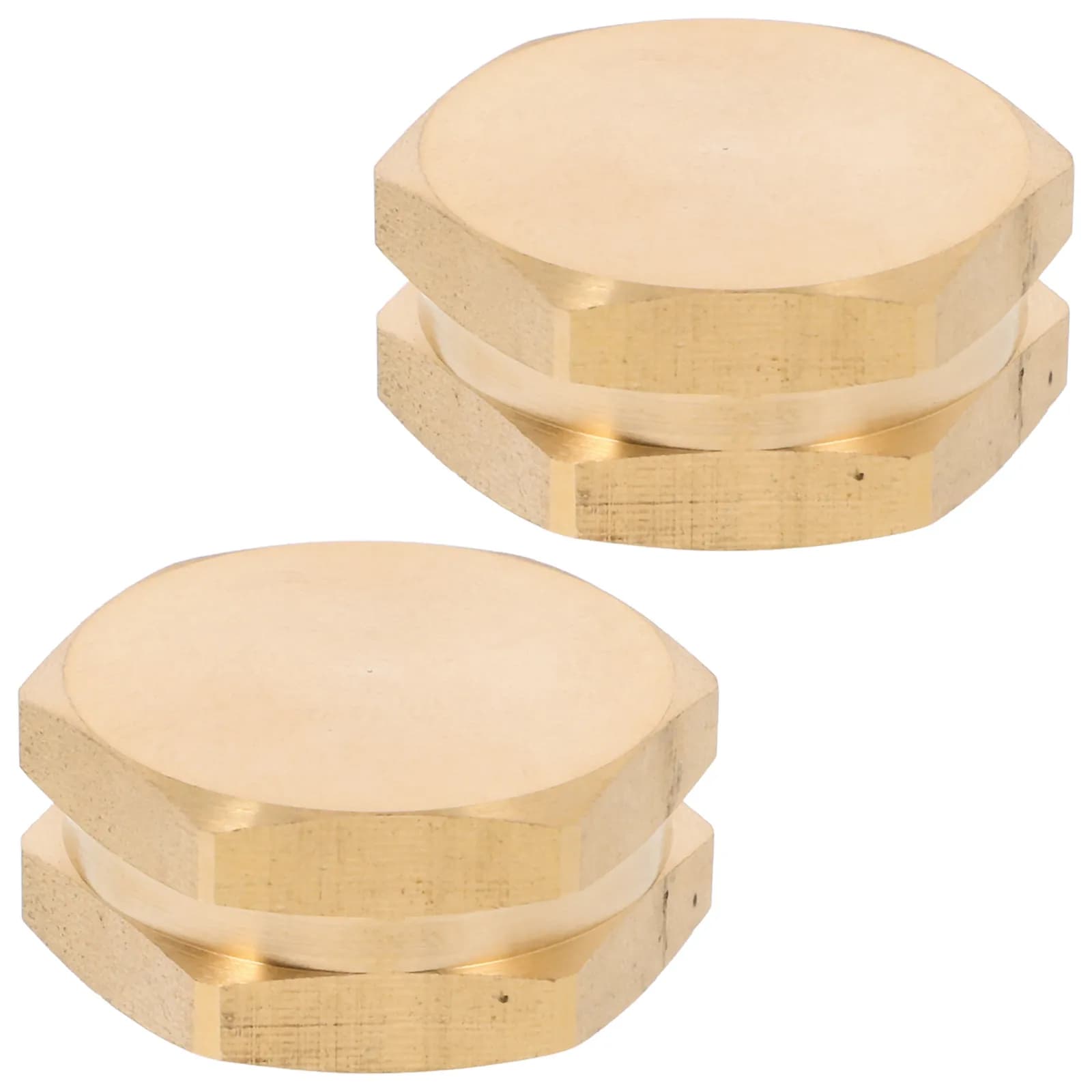 2 Pezzi Tappi per Tubo da Giardino in Ottone con Filettatura Femmina, Tappi Antigoccia per Rubinetti Esterni, Accessori per Manutenzione Tubi da Giardino