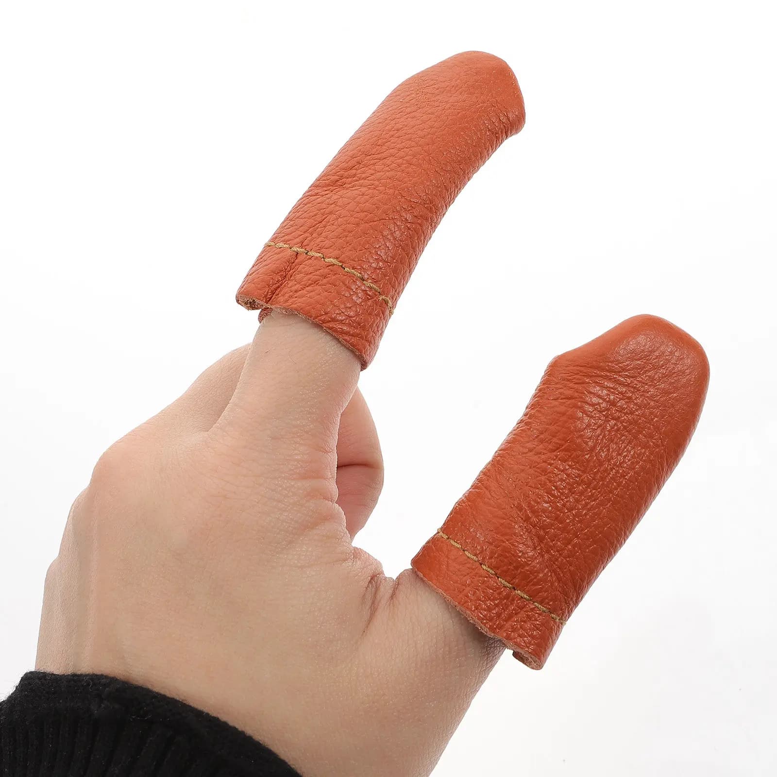 10 Paia di Guanti Protettivi Premium Spessi ma Flessibili, Comodi e Traspiranti per Feltro ad Ago, Cucito, Lavoro a Maglia e Fai-da-Te