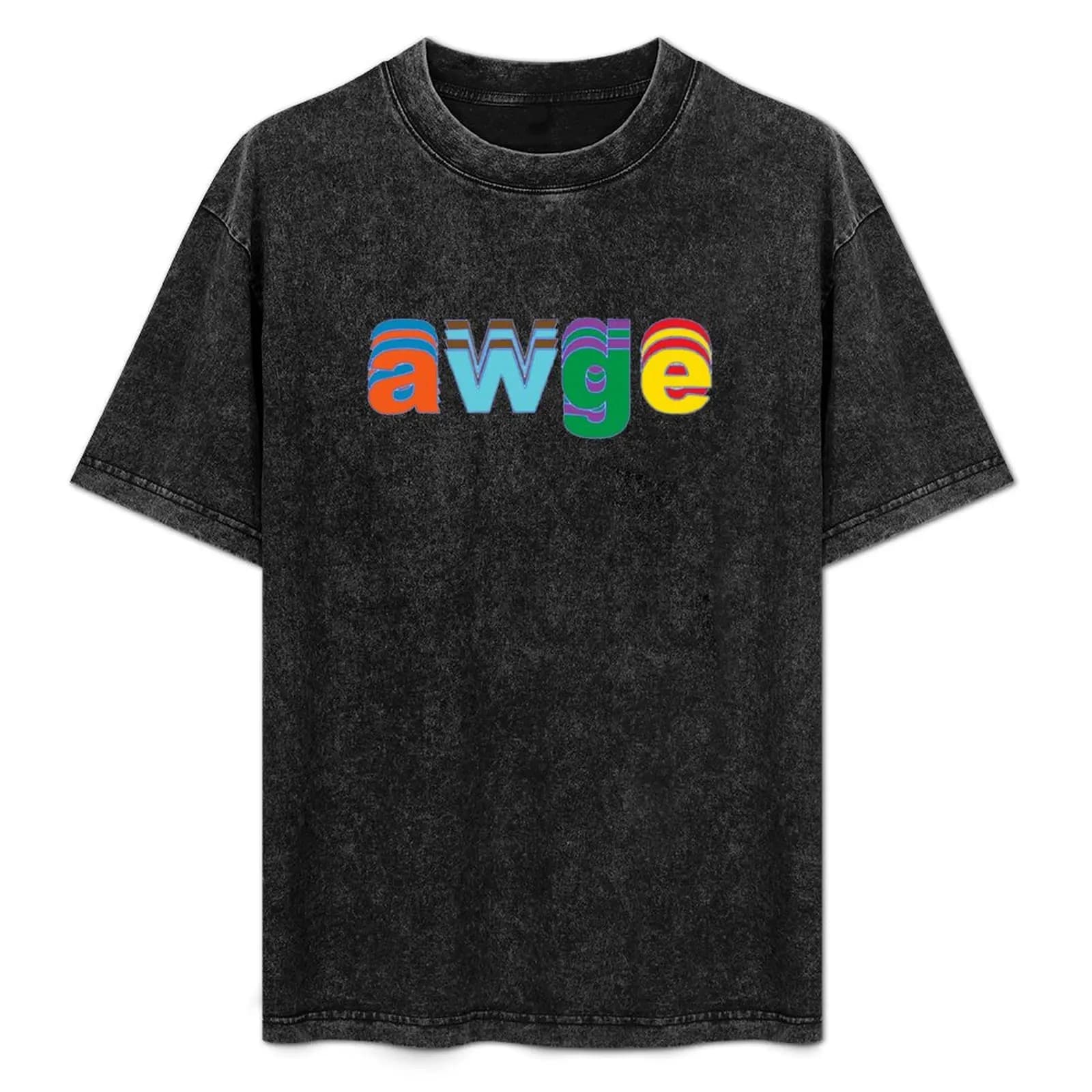 T-shirt della collaborazione AWGE x GOLF, maglietta casual funzionale a maniche corte