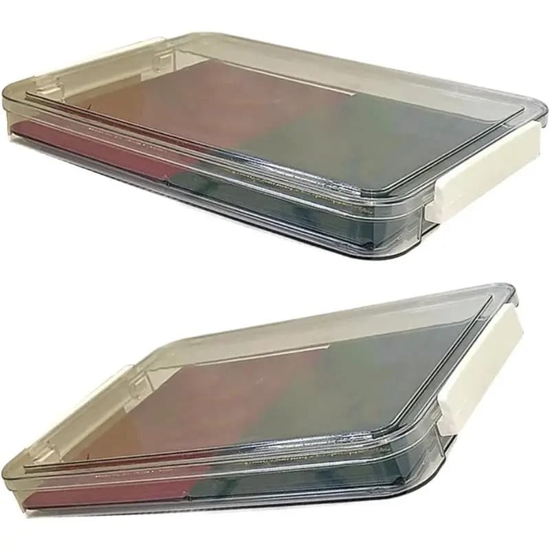 A4 Paper Storage Box-Desktop File Organizer In Clear Acrylic Holds For Documents, Exam Papers,And Cards