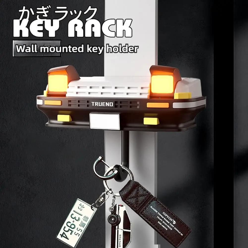 AE86 Car Headlight Key Holder Decor Creative Senior Key Hanger Wall-mounted Home Key Hooks Room Wall Decoration Birthday Gifts
