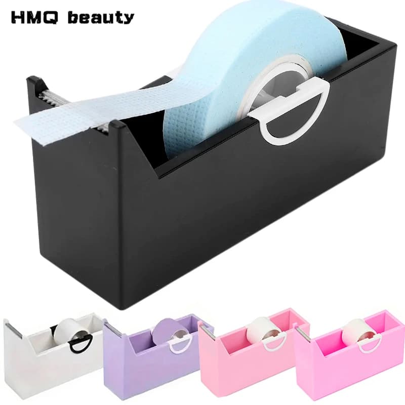 Ribbon base for eyelash extension Taglierina for professional adhesive tape Eyelashes Plastic rotating tape Cutting Tools for makeup