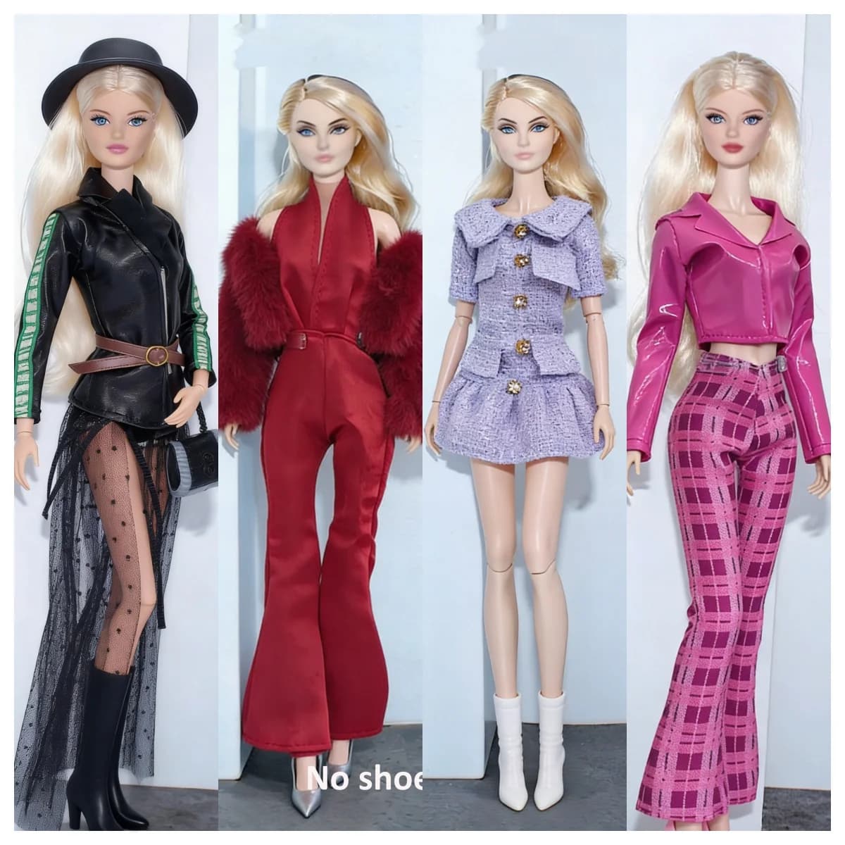 Nuovo set di vestiti 2026 / cappotto, pantaloni, gonna, vestito, borsa / completo di abbigliamento per bambole da 30 cm per bambole 1/6 Xinyi FR ST OB BB / giocattolo per casa delle bambole