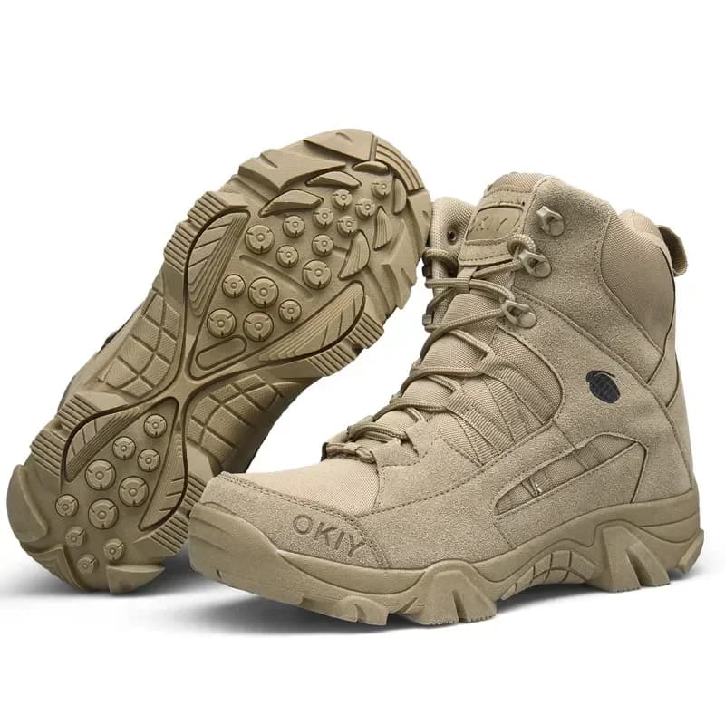 Stivali da Uomo Impermeabili in Pelle Scamosciata, Scarpe da Lavoro e da Trekking, Calzature di Sicurezza Sportive